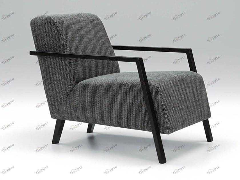 Sits Кресло с обивкой из ткани с подлокотниками sun-id-1406788