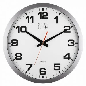 Часы настенные серебристые Tomas Stern 8021 TOMAS STERN  00-3872726 Серебро