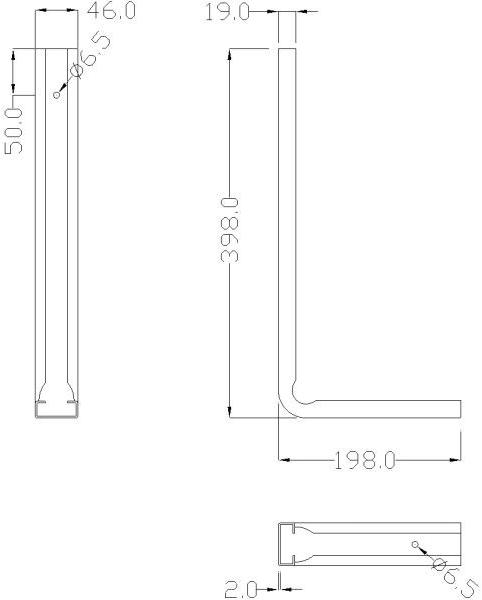 Ponte Giulio Кронштейны крепления подвесной сантехники Bagnocucciolo®-standard B41dds06 - Вид №3