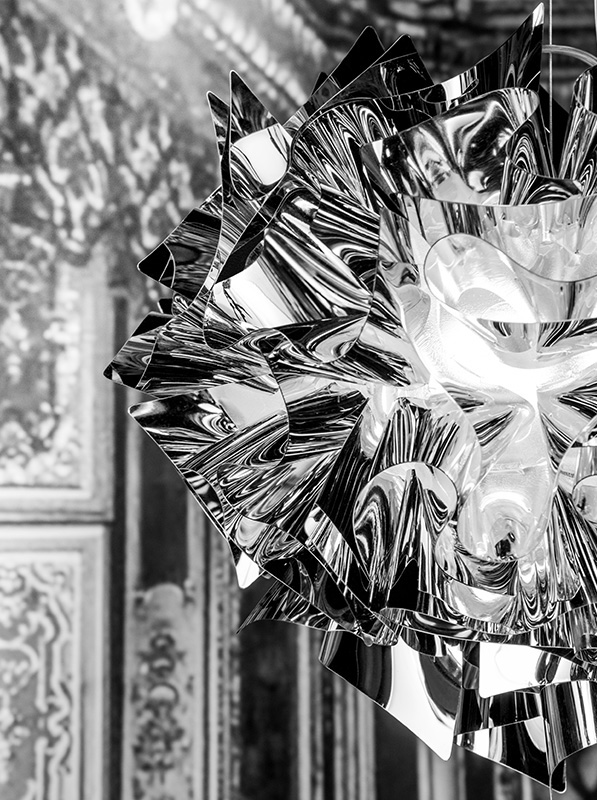 Подвесной светильник Veli Medium Silver от Slamp VEL78SOS0001S_000 SLAMP ДИЗАЙНЕРСКИЕ 243572 Серебряный  - Вид №3