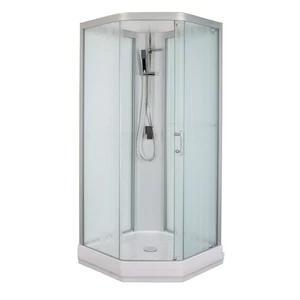 Закрытая душевая кабина Aquanet Penta 90.5x90.5 узорчатое стекло