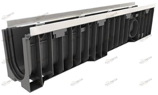 ACO PASSAVANT Дренажный канал и элемент из полиэтилена Mufle wing sun-id-1479282