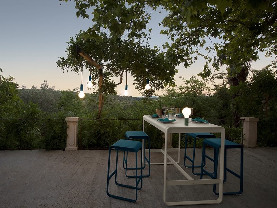 Высокий алюминиевый садовый стол Fermob Bellevie ARCH-00017112 - Вид №1