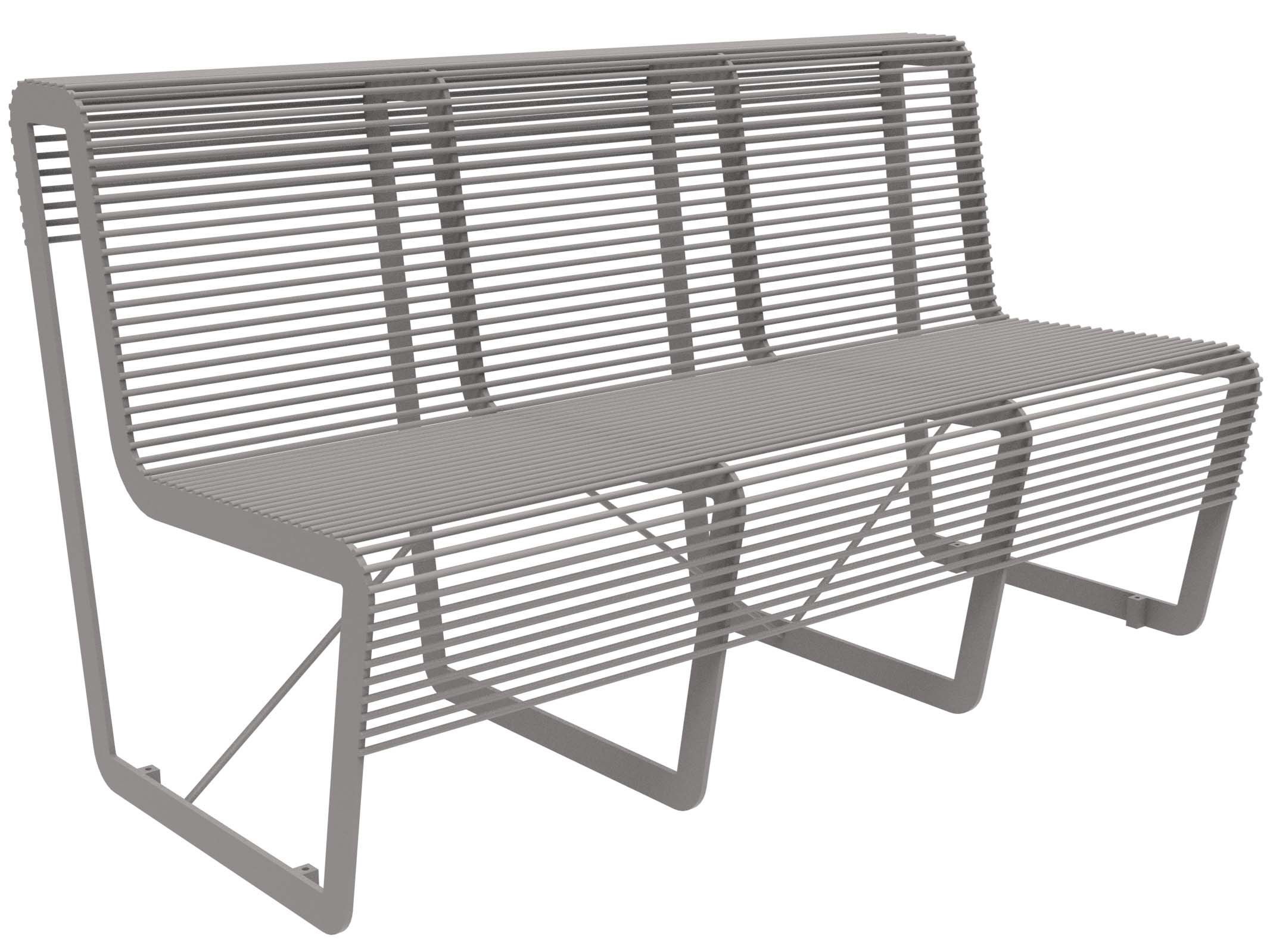 Оцинкованная стальная скамья со спинкой Lazzari Light ARCH-00099033 - Вид №36