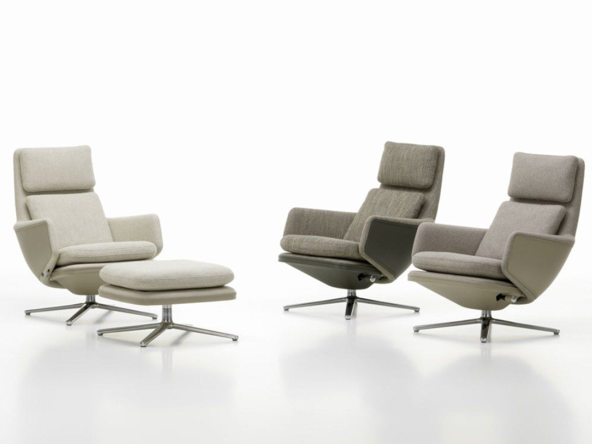 Ткань спиц кресло с подлокотниками VITRA Grand Relax ARCH-00109996 - Вид №8