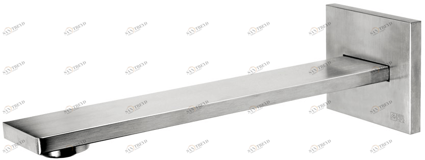 Fir Italia Излив из нержавеющей стали с настенной пластиной Playsteel 58 5844114