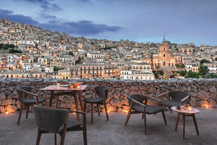 Ethimo Круглый садовый столик из тика Knit Knittb01 - Вид №7