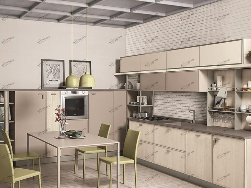 CREO Kitchens Кухня из ясеня с ручками Rewind sun-id-1477205