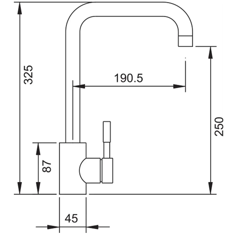 Смеситель для кухни Osgard Gron, цвет хром STLM-2115424 - Вид №3