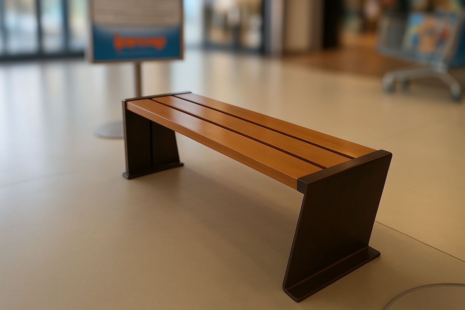 Деревянная скамья Studio Città TRAPEZIO ARCH-00095520 - Вид №2