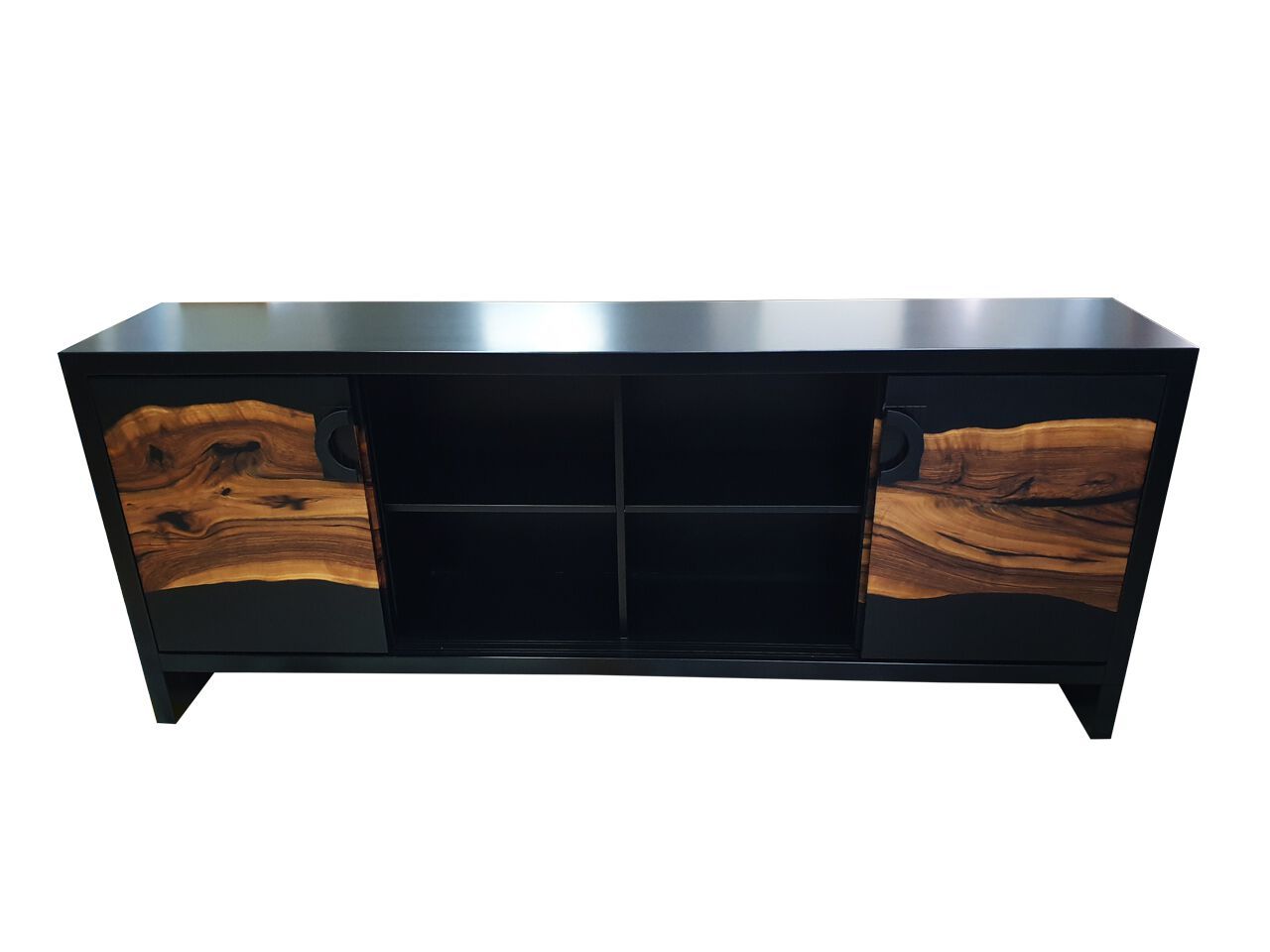 Шкаф из орехового дерева и смолы с раздвижными дверями Legnor LEG2408754 ARCH-00152838 - Вид №1