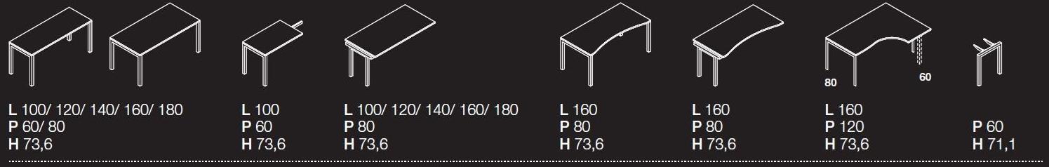 Las Mobili Модульный стол руководителя Oxi sun-id-1422260 - Вид №4