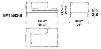 B&B Italia Секционный угловой диван в коже Michel sun-id-1423075 - Вид №10