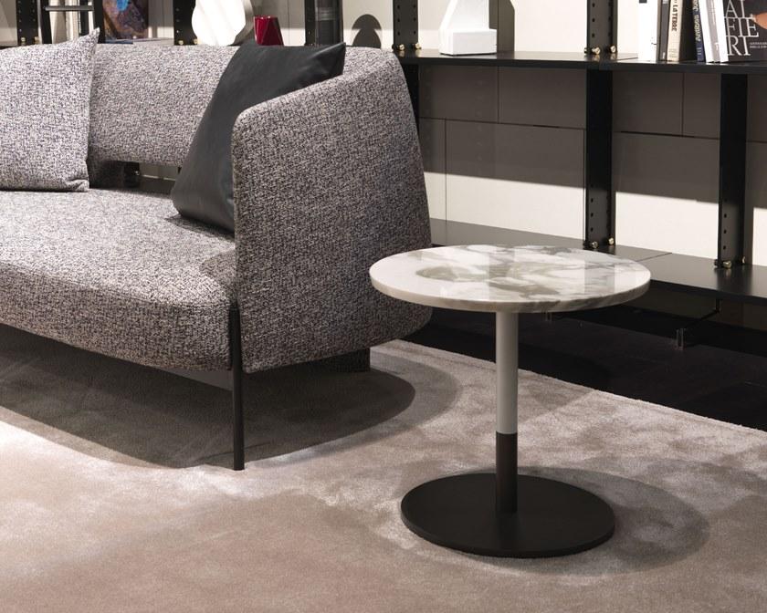 MisuraEmme Высокий круглый мраморный журнальный столик Misuraemme sun-id-1504378 - Вид №3