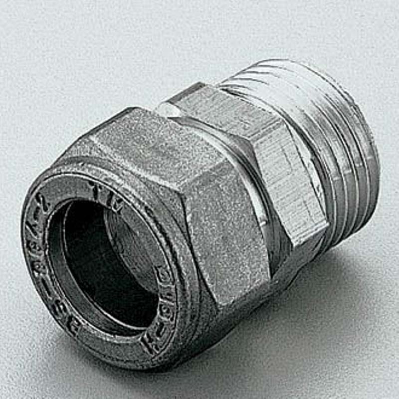 Муфта обжим-Н никелированная TIEMME 18х3/4" 1100031