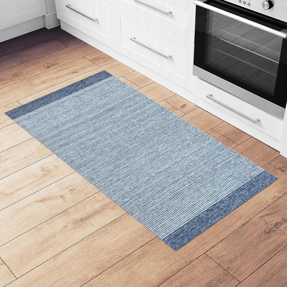 Коврик декоративный Ctim Лаос 75x160 см акрил цвет голубой STLM-2174809 - Вид №2