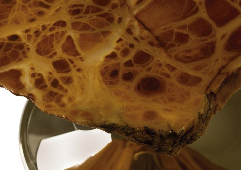 edra Журнальный столик с металлическим основанием и столешницей из алебастра  Cld010/020/030  - Вид №4