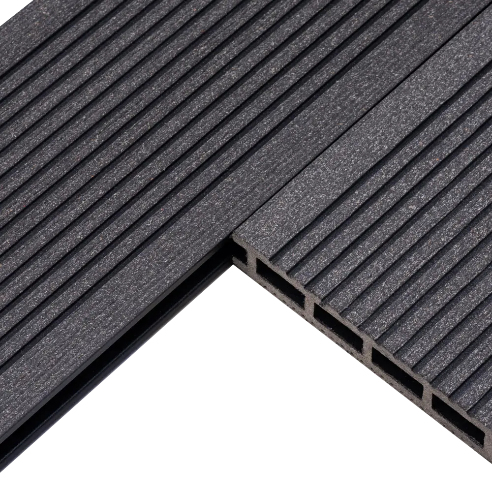 Террасная доска ДПК MultiDeck цвет Черный 3000x140x22 мм. Вельвет 0.42 м² 85473638 STLM-2060773 МУЛЬТИДЕК  - Вид №9