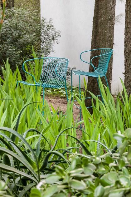 iSimar Стул садовый стальной с подлокотниками Bolonia 8066 / 8065 - Вид №6