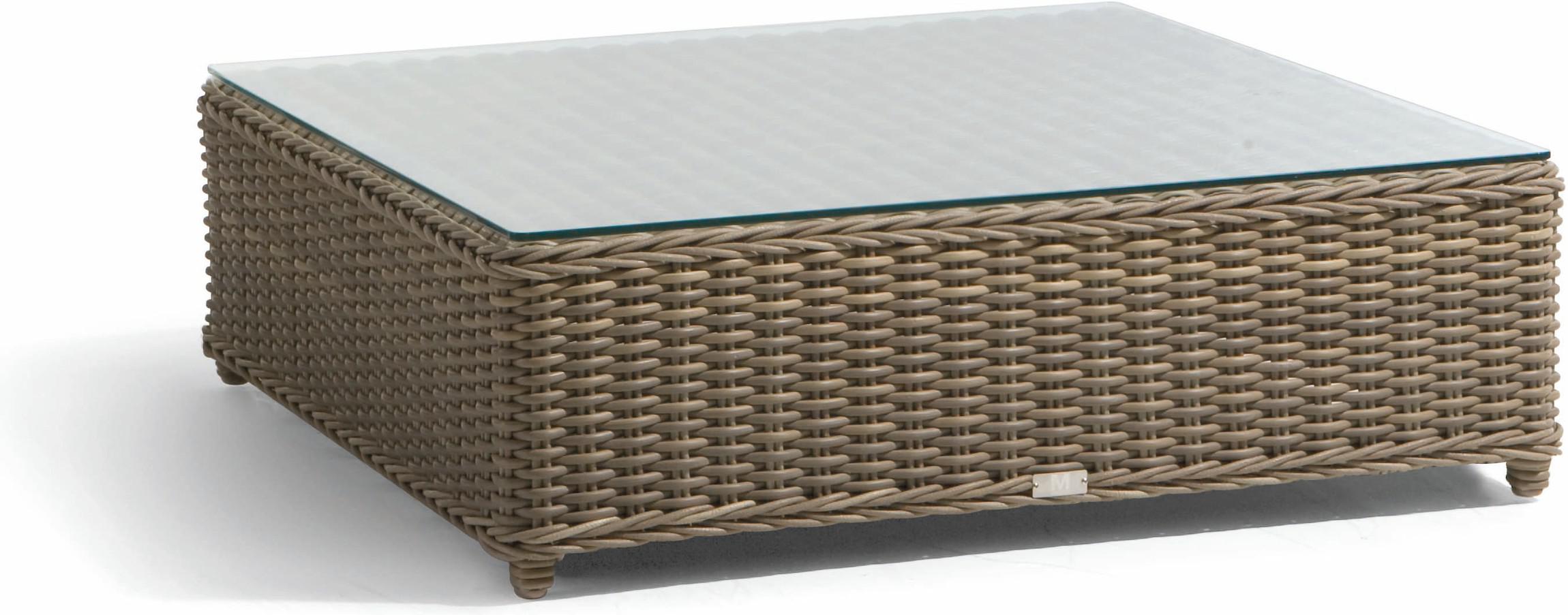 Приставные столики старый серый 8мм 101см x 96см Manutti San Diego MNST892 - Вид №1