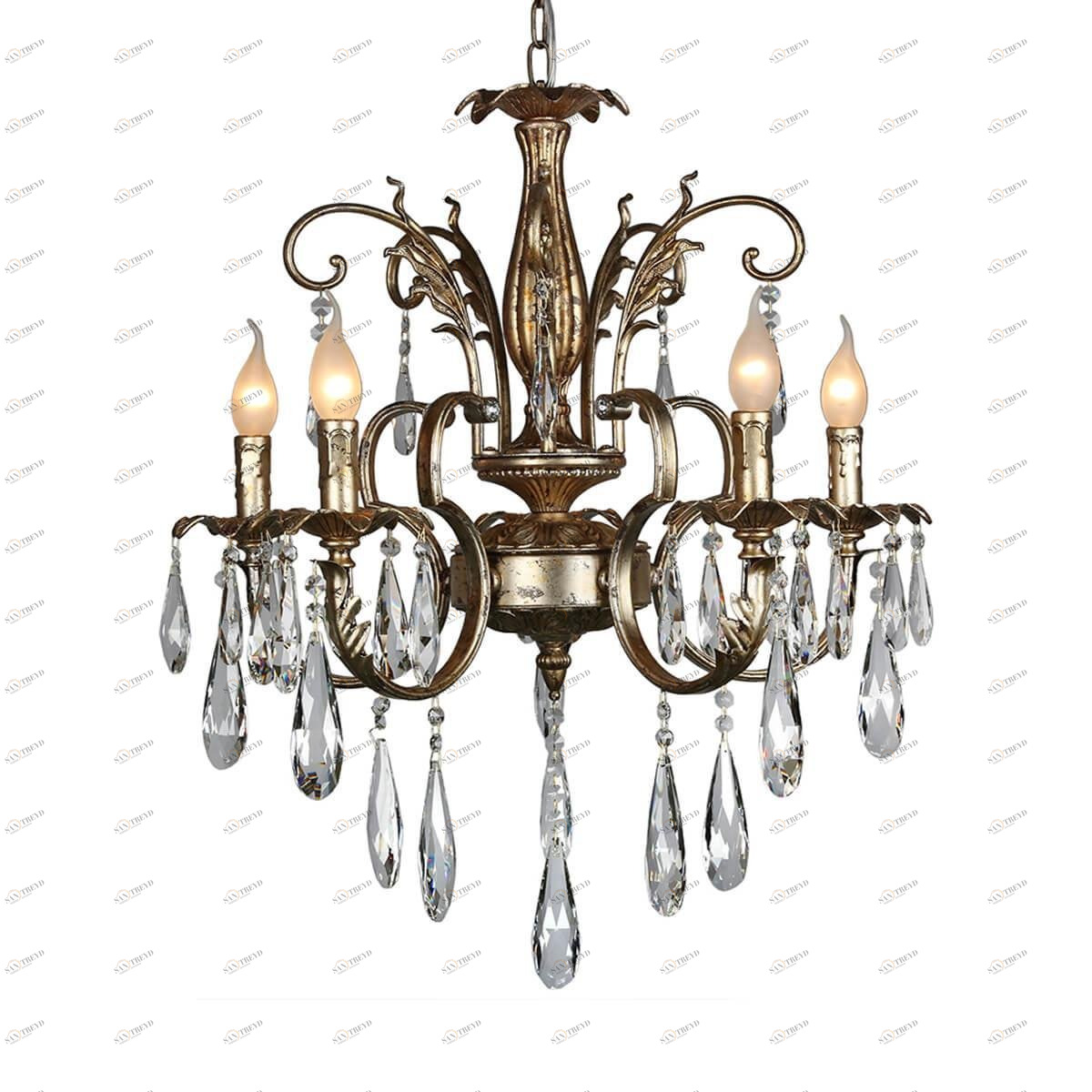 Подвесная люстра Omnilux OML-77603-05 OMNILUX ДИЗАЙНЕРСКИЕ 185626 Золотой 