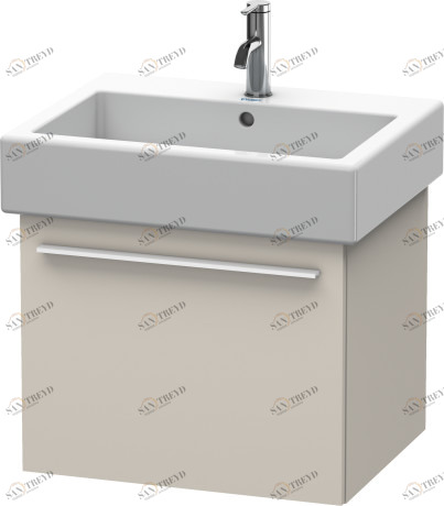 XL604409191 X-Large Тумбочка подвесная Серо-коричневый декор Duravit