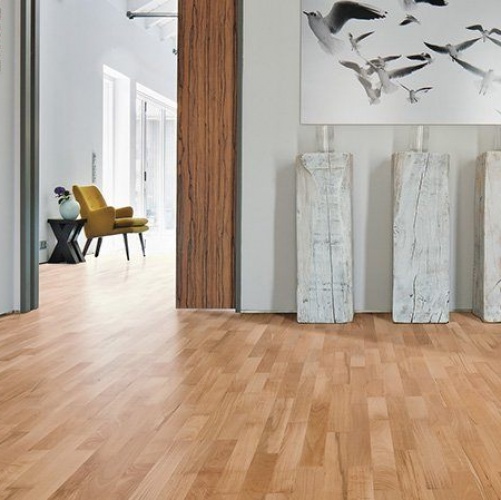 Паркетная доска Haro 4000 Series Top connect пропаренный Бук Натур (Гладкая) 2200х180 мм 523791 - Вид №1