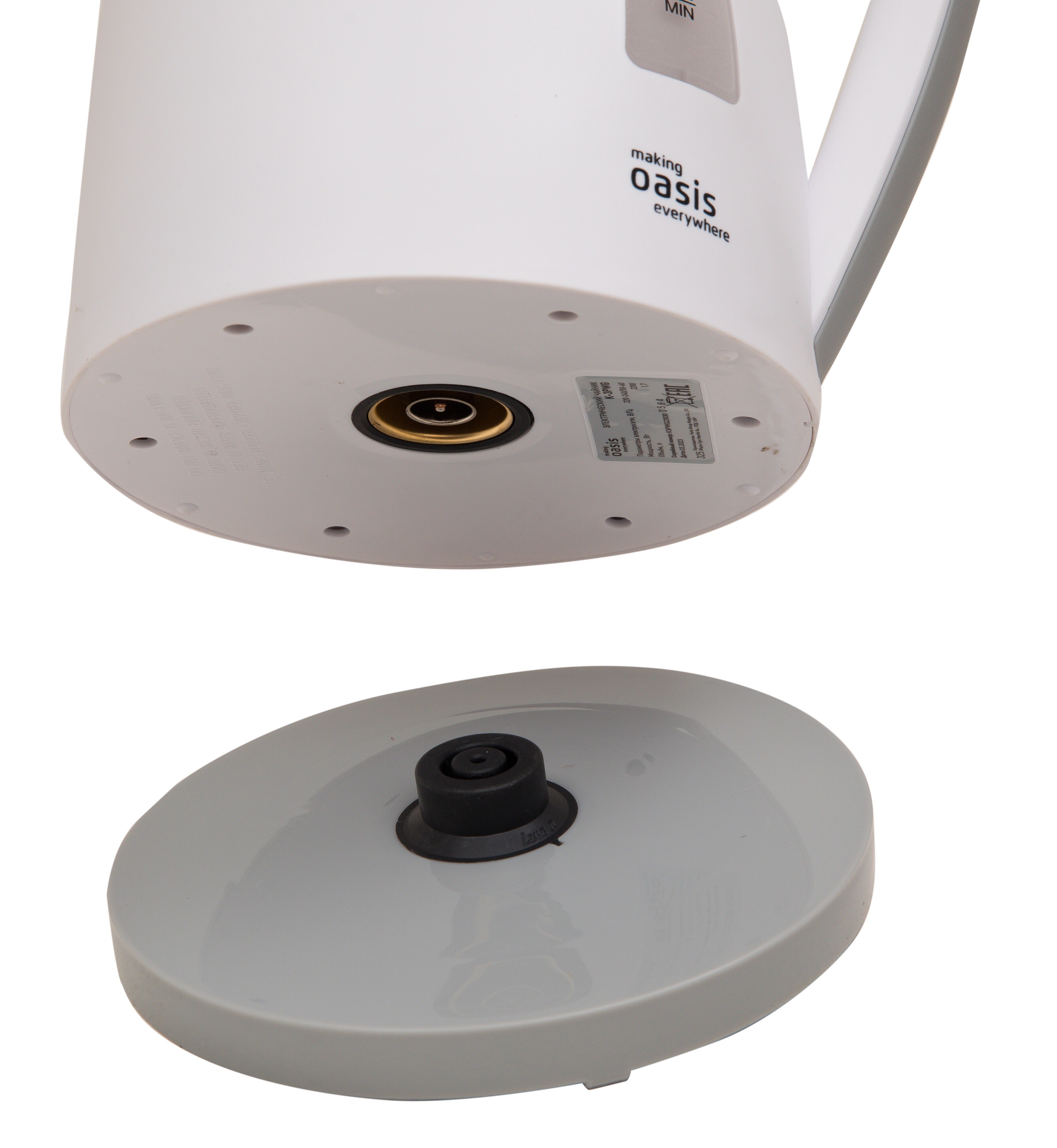 9135264 Электрочайник Oasis K-3PWG белый STDN-0122280 - Вид №6