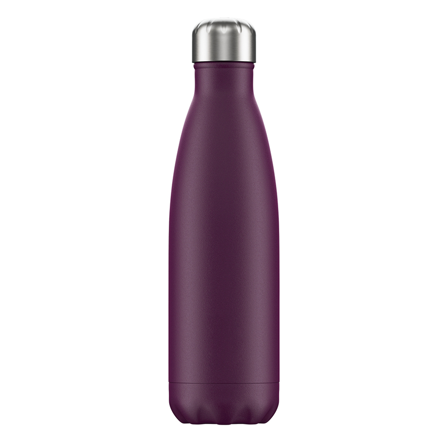 Термос 500 мл фиолетовый Matte Purple CHILLY'S BOTTLES ДИЗАЙНЕРСКИЕ 00-3947995 Фиолетовый  - Вид №1