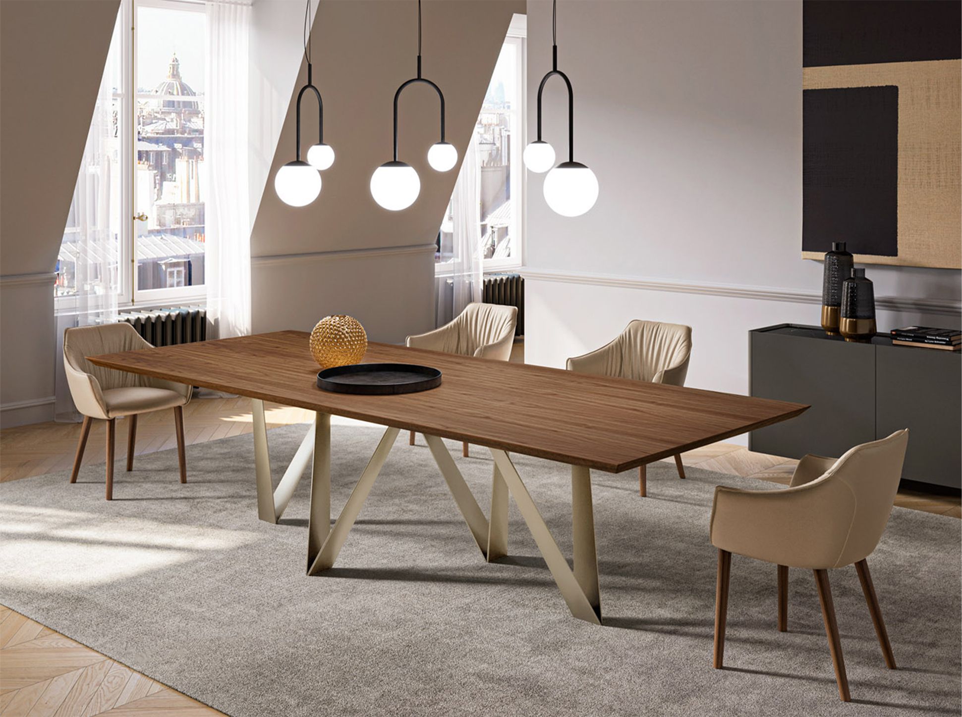 Деревянный прямоугольный стол EFORMA NOA ARCH-00152554 - Вид №3