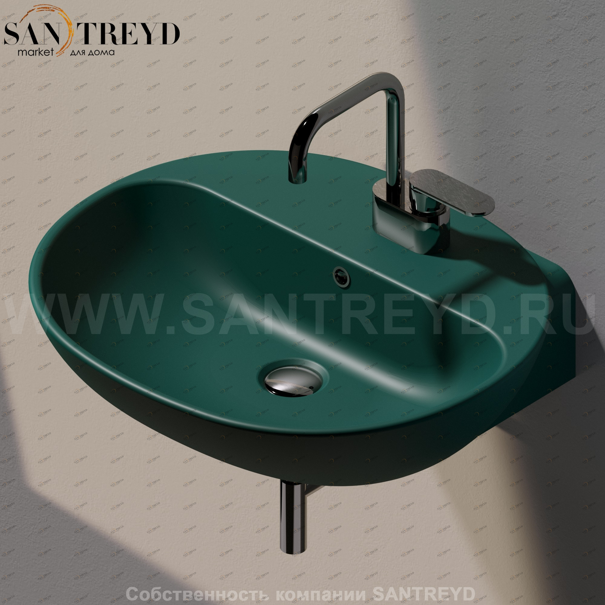 ND5083.5020 Подвесная раковина настенная овальная Ceramica Flaminia Nuda