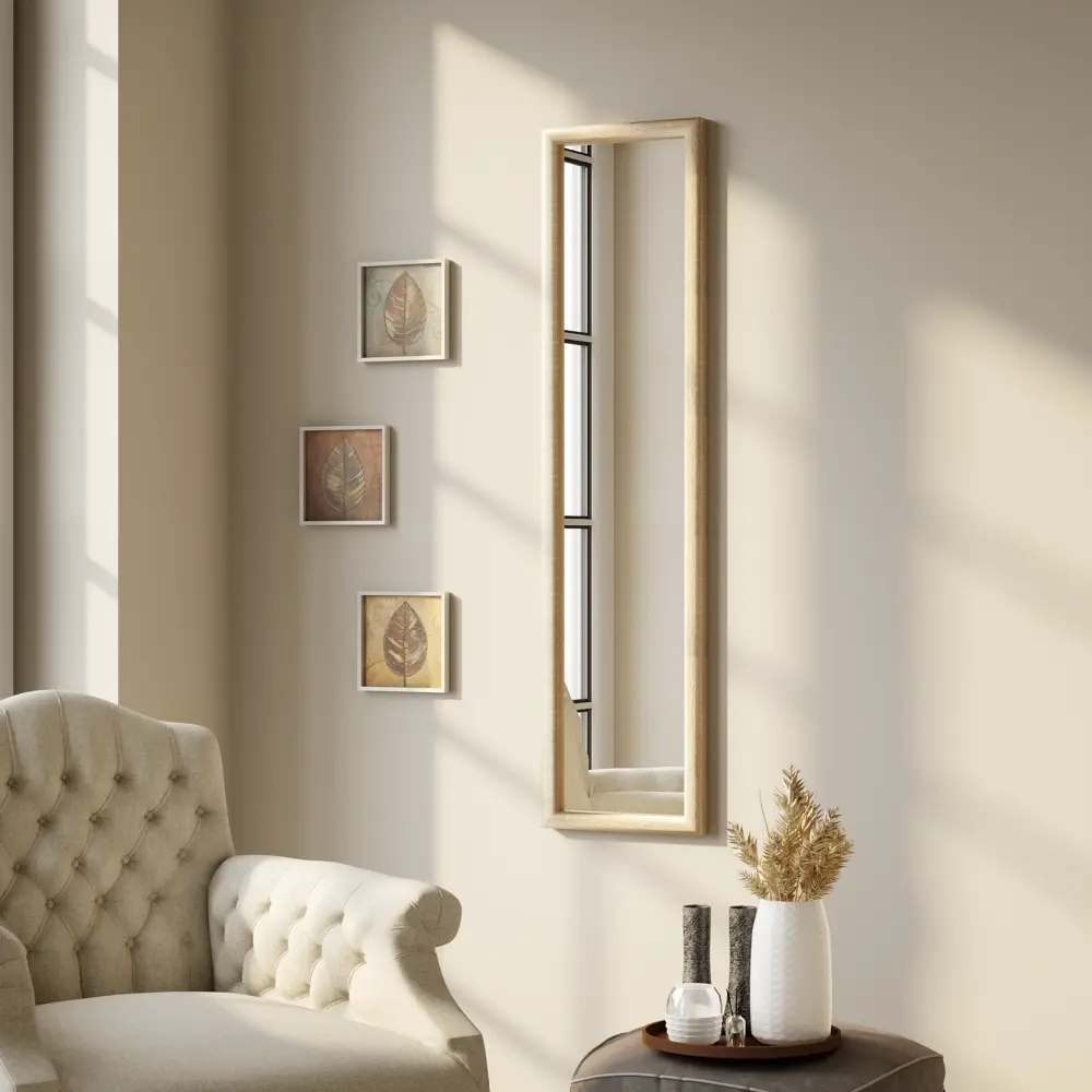 Зеркало декоративное Ретта 120x30 см цвет дуб сонома 86612378 STLM-2195190 КОНТИНЕНТ  - Вид №5