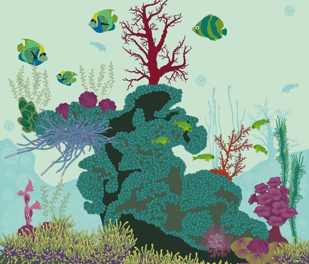 CONCEPTUWALL Клейкое оформление на флизелиновой бумаге Nautilus sun-id-1509110 - Вид №1