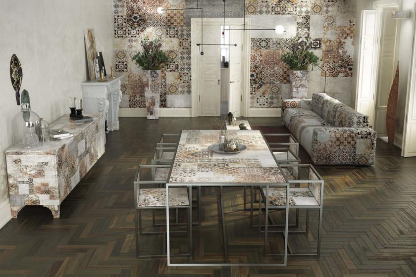 MOMENTI Прямоугольный стол из крашеного металла Crazy home furniture - square collection sun-id-1489090 - Вид №6