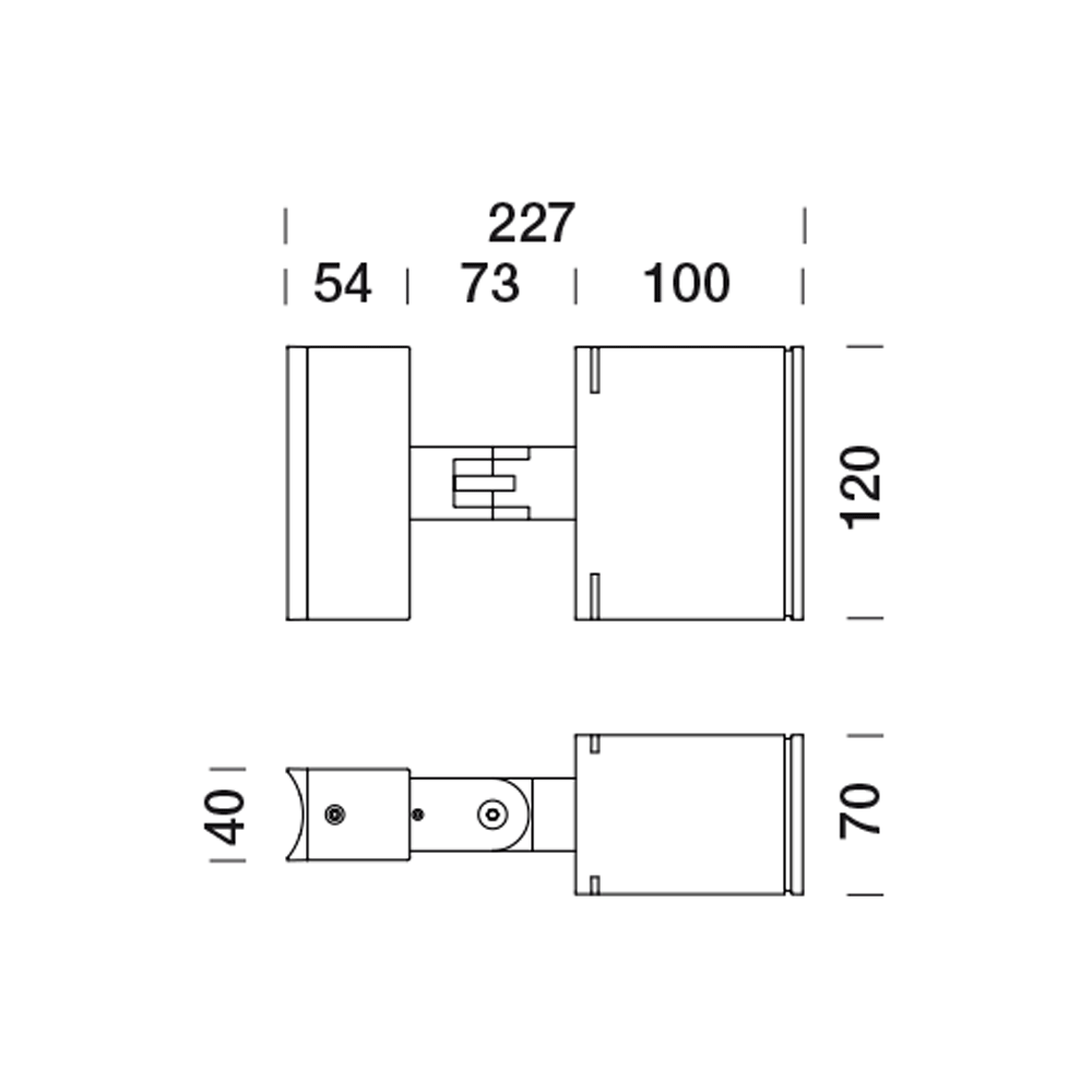 8720261 Уличное освещение  Platek TARGET MEDIUM Su palo  TARGET MEDIUM On pole - 8 LED 4000K 9°  - Вид №2