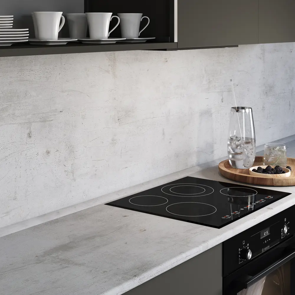 Столешница SLOTEX Фристайл для кухни 240х60 см серый мрамор 86864081 STLM-0072148 - Вид №6
