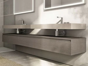 Ideagroup Двойная тумба под умывальник Cubik