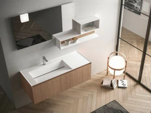 BMT Подвесная тумба под умывальник с ящиками Ikon Ik-05