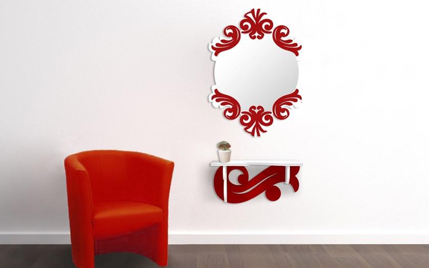 LAS Зеркало настенное круглое в раме sun-id-1389650 - Вид №4