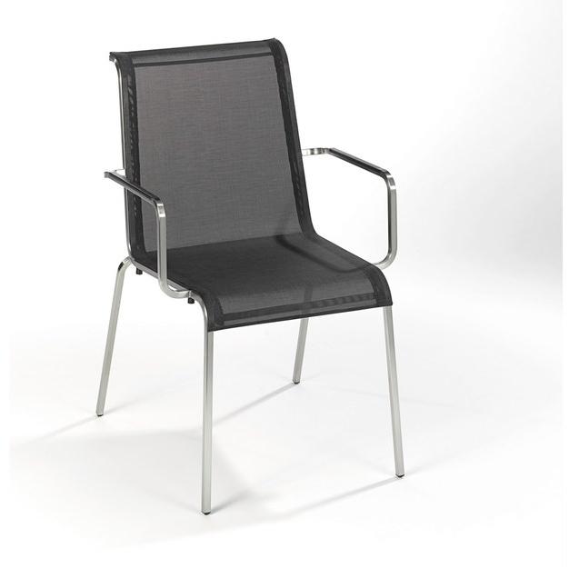 FISCHER MÖBEL Штабелируемый садовый стул с подлокотниками Modena sun-id-1509756 - Вид №1