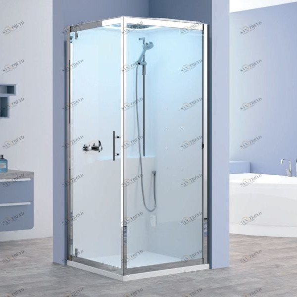 Novellini. Душевая кабина 90x90 GF90 HYDROMASSAGE с низким душевым поддоном, без крыши EON EONGF90M11UA