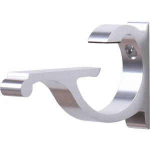 Кронштейн LARVIJ Capital 12.8x8 см цвет алюминий 2 шт