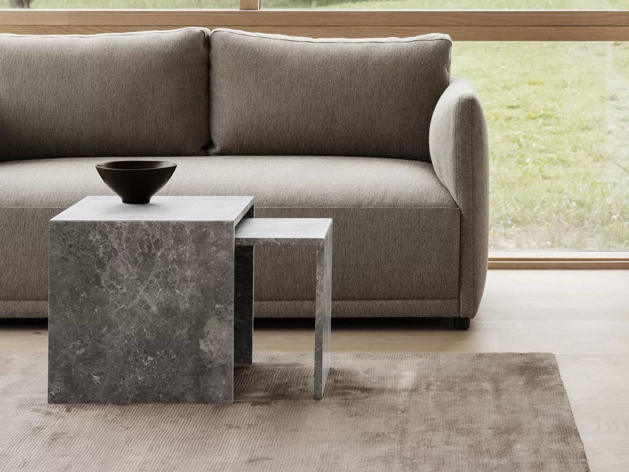 Прямоугольный однотонный коврик из вискозы blomus VISCA ARCH-00089436 - Вид №4