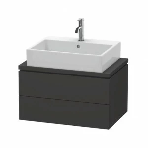 LC580608080 Тумбочка для компактной консоли L-Cube #LC5806 720 x 477 мм Graphit Super Matt