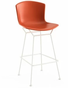 KNOLL Табурет пластиковый со спинкой Bertoia