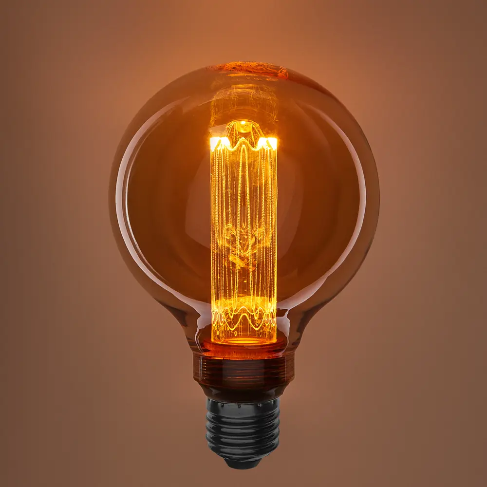 ОНЛАЙТ Филаментная лампа G95 ретро-дизайн с энергосбережением 85394600