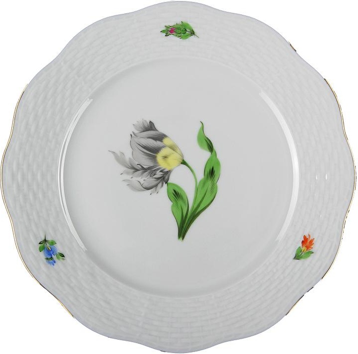 53460 Herend Тарелка обеденная 28,5см "Китти" (черная) Фарфор 