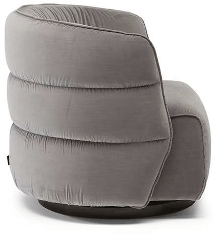 Natuzzi Кресло из ткани с подлокотниками sun-id-1345359 - Вид №2