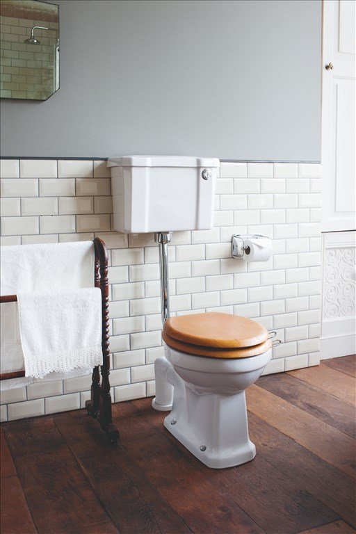 P2, C2, T31 CHR Компакт унитаз с бачком Белый Burlington  Англия  - Вид №2