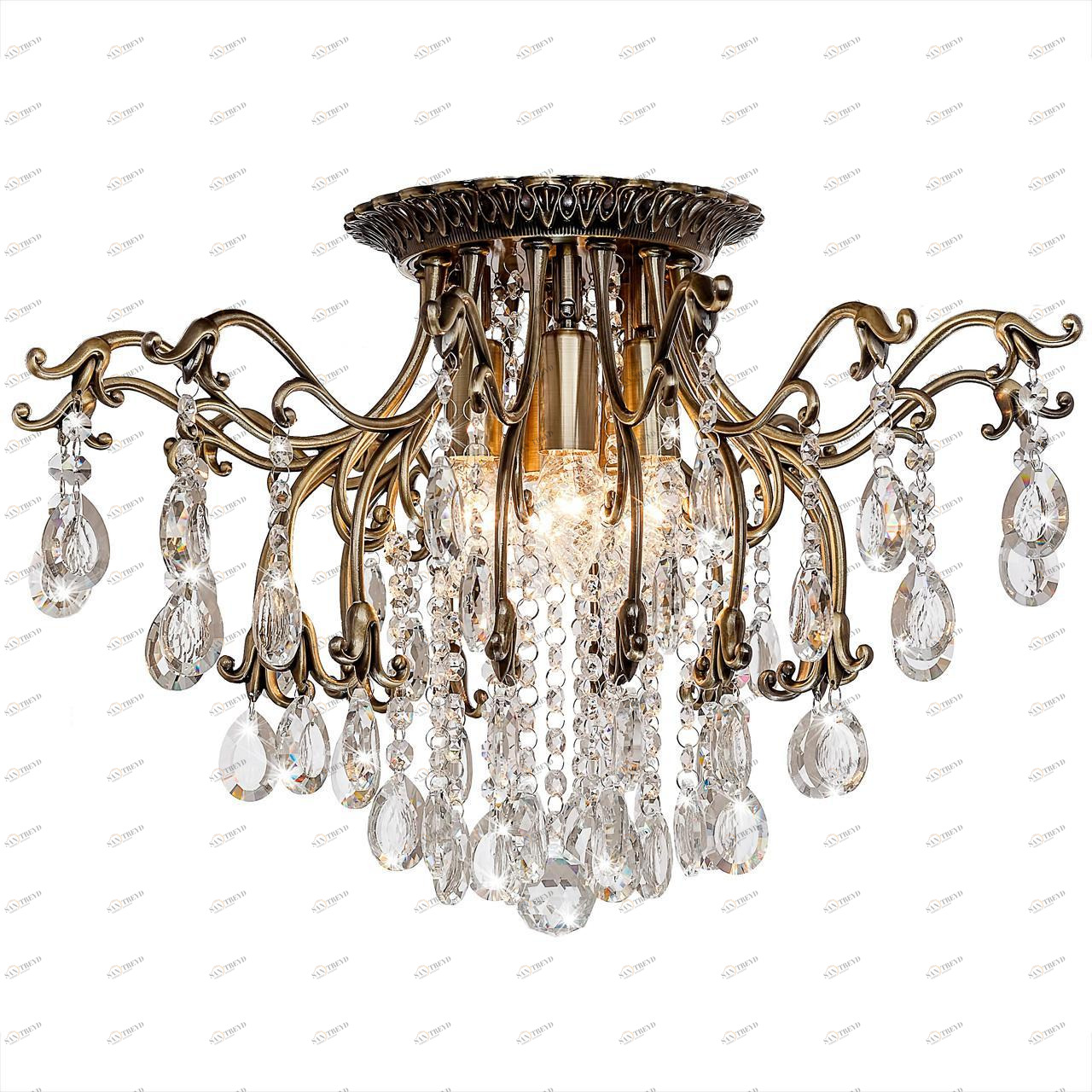 Потолочная люстра Silver Light Clare 734.53.6 SILVER LIGHT ДИЗАЙНЕРСКИЕ, CLARE 183892 Бронза 